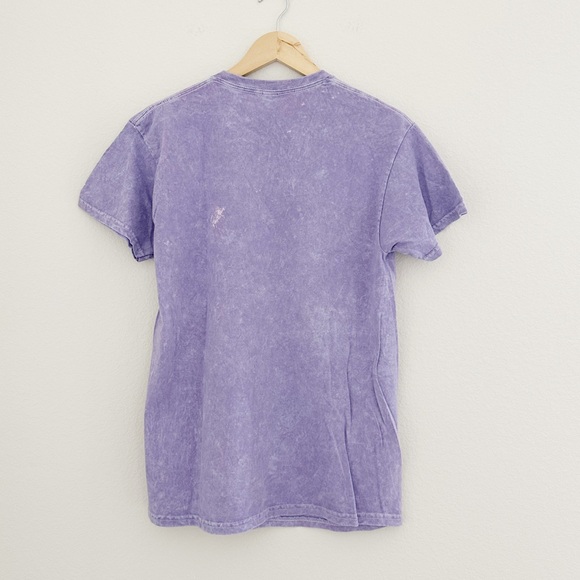 NEW Nirvana Purple Smiley Graphic Tee - Picture 5 of 6